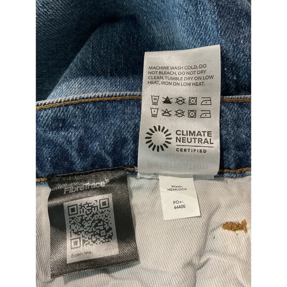 Reformation 'Tazz' Blue Cotton Maxi Denim Skirt Size 29 - Picture 5 of 6